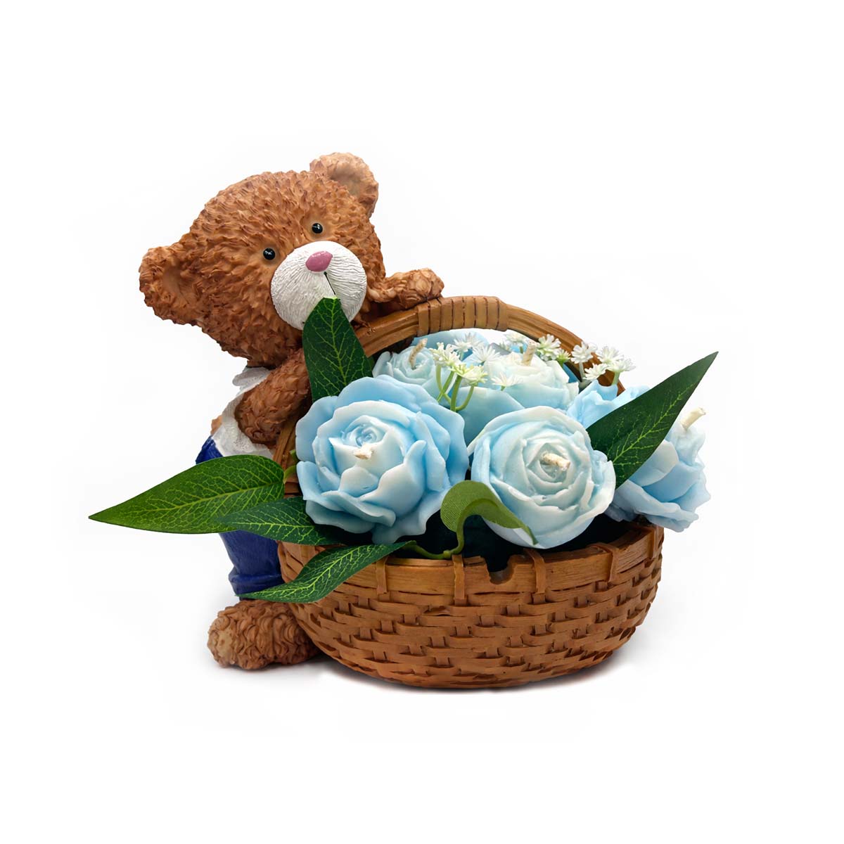 Candle & Melt Bouquet - Baby Blue Bear