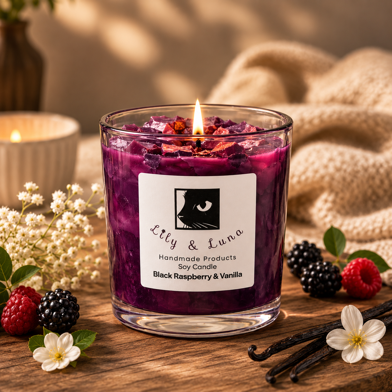 Black Raspberry & Vanilla Candle