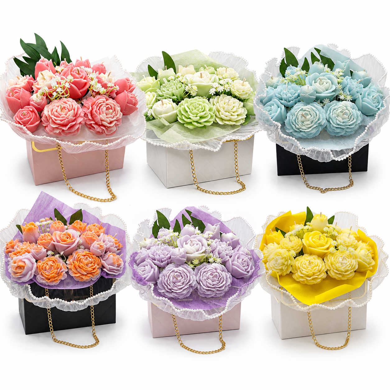 Candle & Melt Flower Bouquets