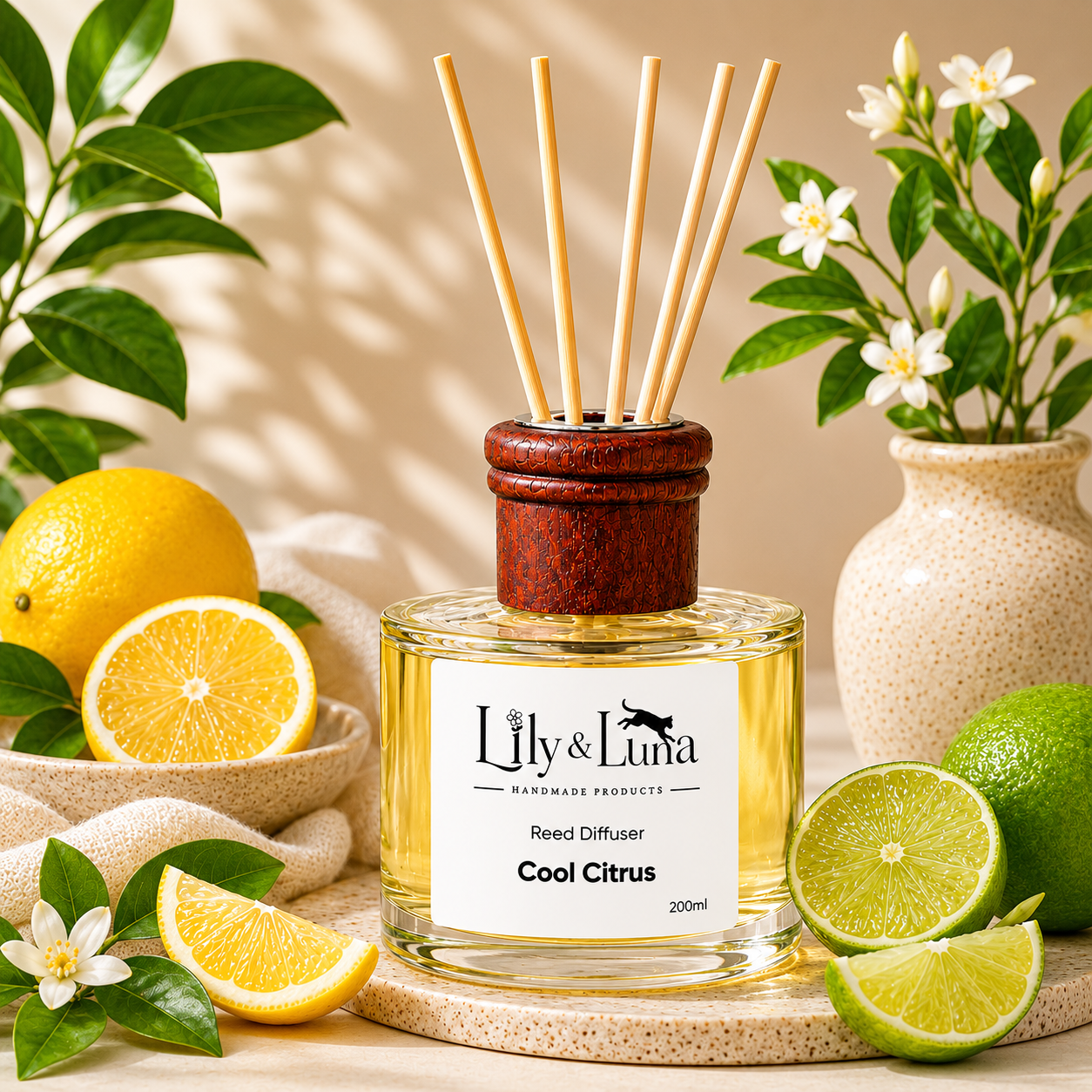Reed Diffuser - Cool Citrus (200ml)