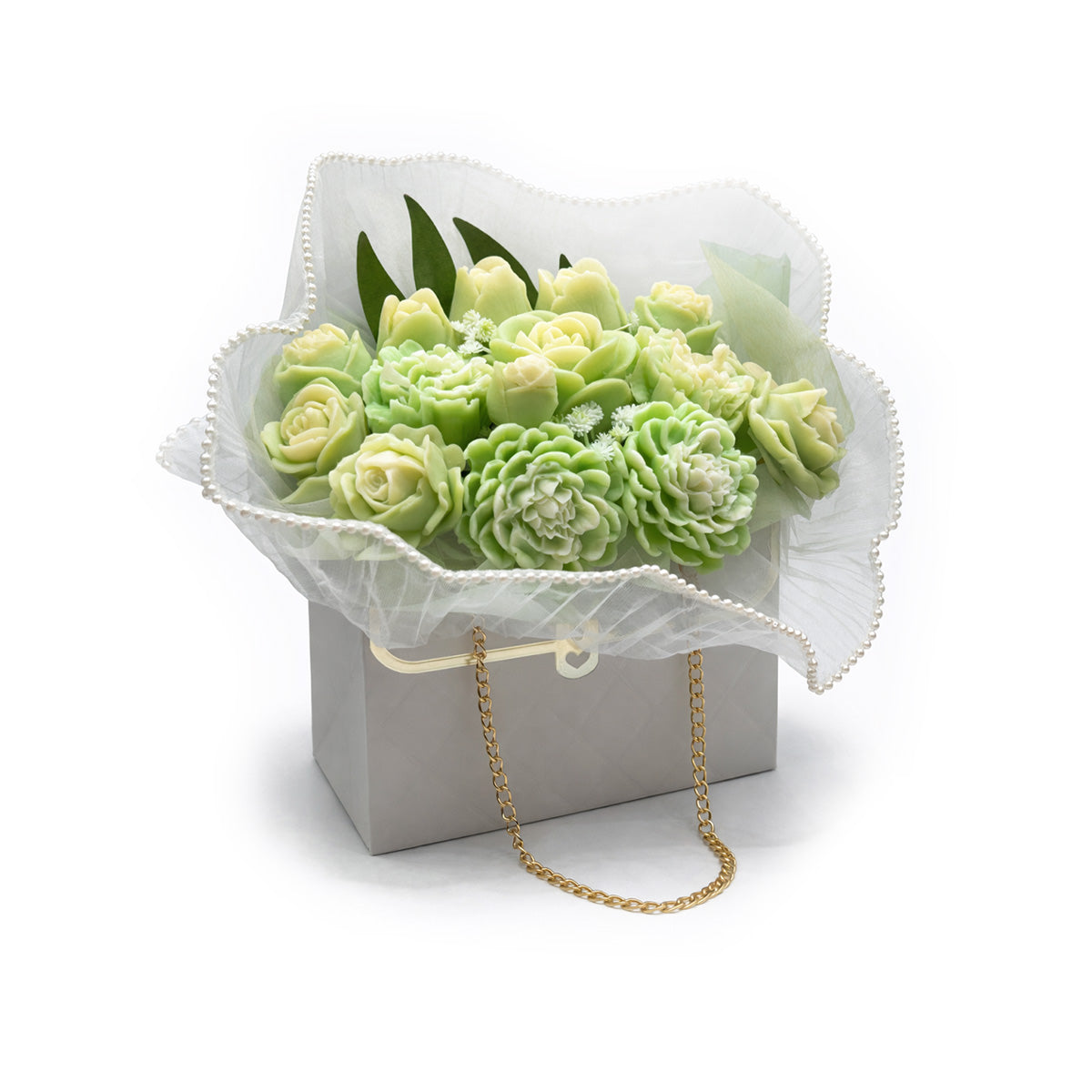 Soap Flower Bouquet - French Pear
