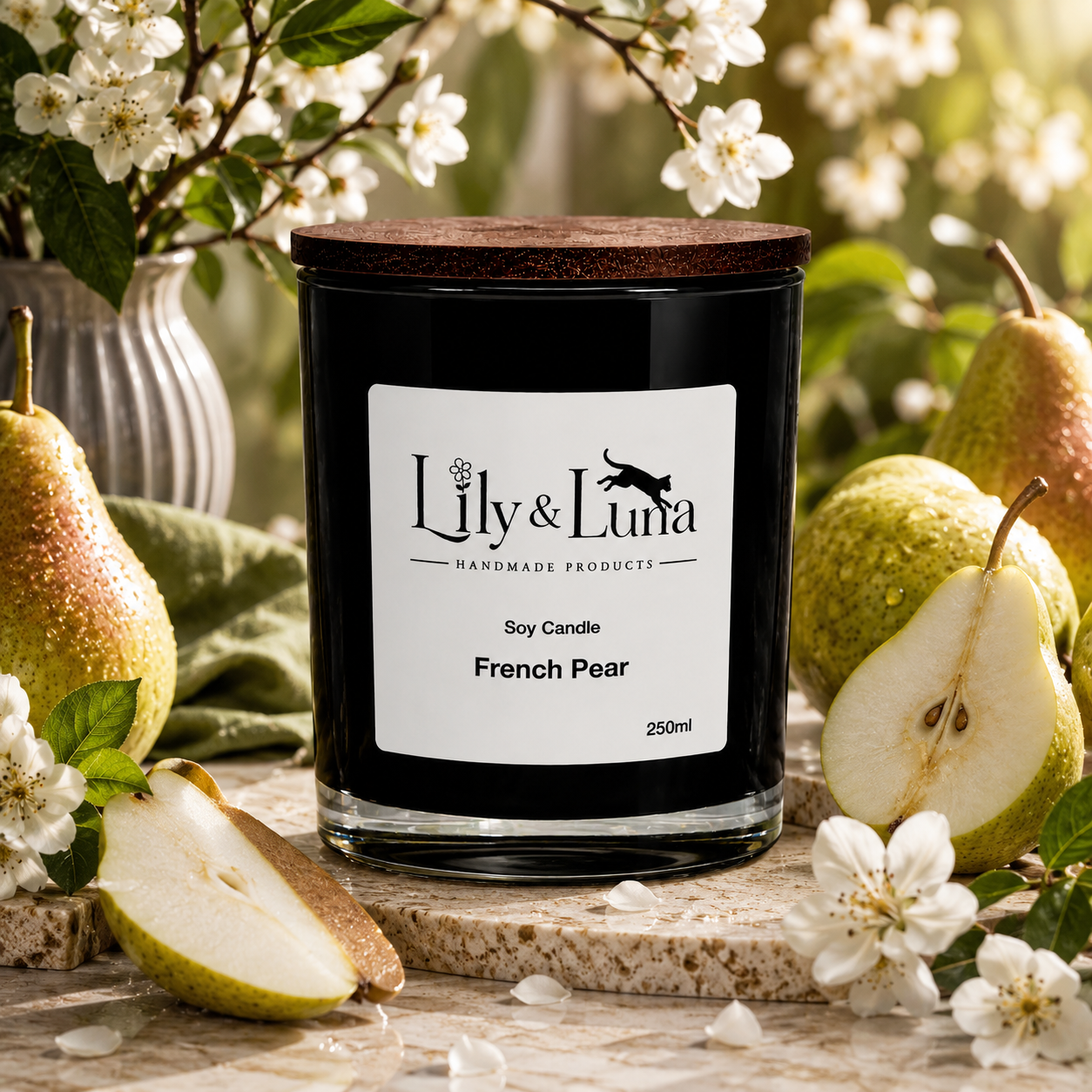 Soy Candle - French Pear (250g)