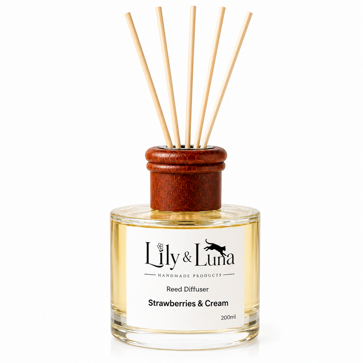 Reed Diffuser - Strawberries & Cream (200ml)