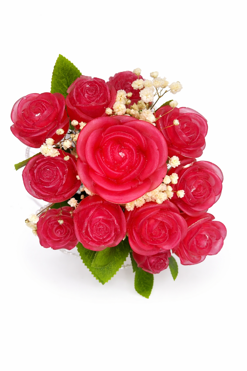 Handmade Resin Flowers with Epoxy Vase - Medium