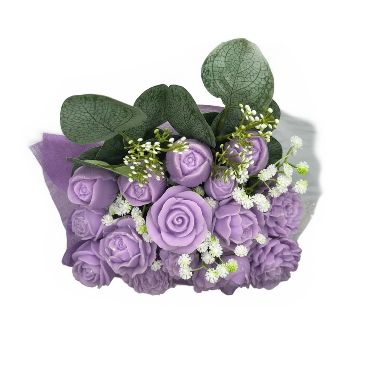 Soap Flower Bouquet - Black Raspberry & Vanilla