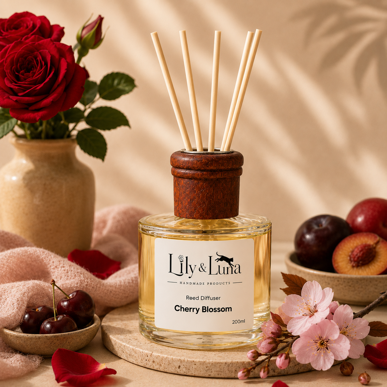 Reed Diffuser - Cherry Blossom (200ml)