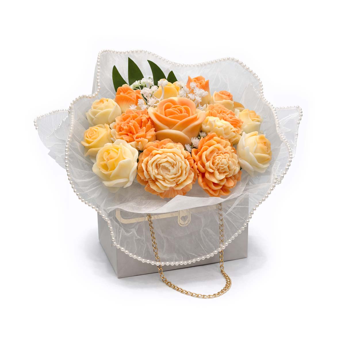 Soap Flower Bouquet - Coconut & Mandarin