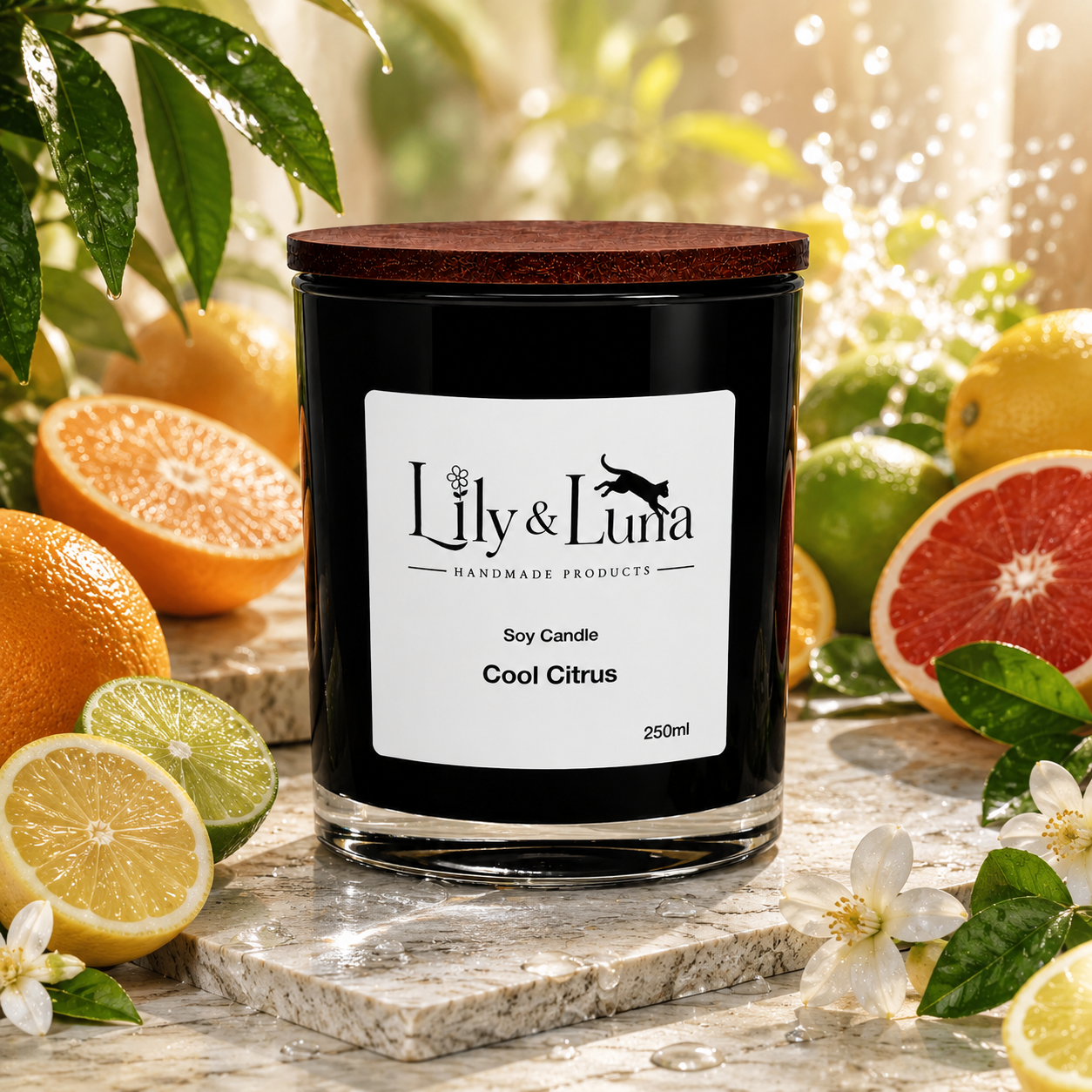 Soy Candle - Cool Citrus (250g)