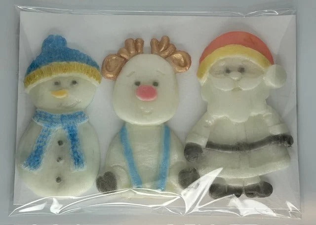 Christmas Soap Gift Set – Snowman, Reindeer & Santa (Pack of 3)