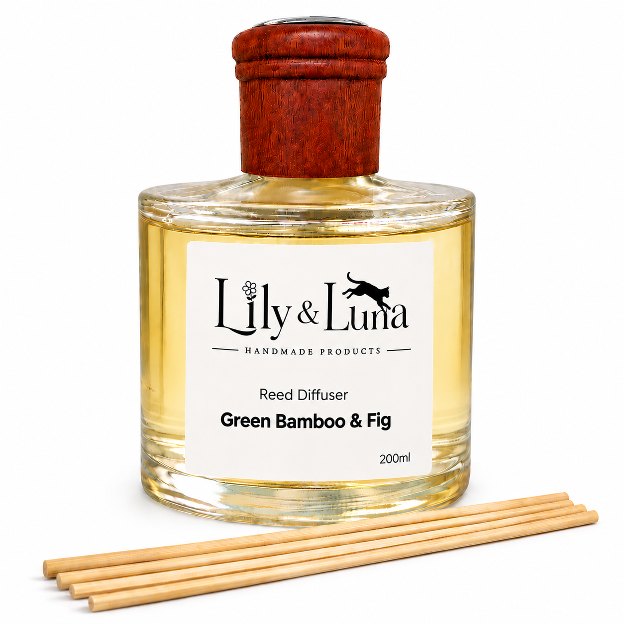 Reed Diffuser - Green Bamboo & Fig (200ml)