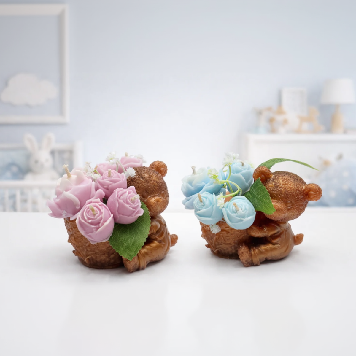 Candle & Melt Bouquet - Epoxy Baby Bear