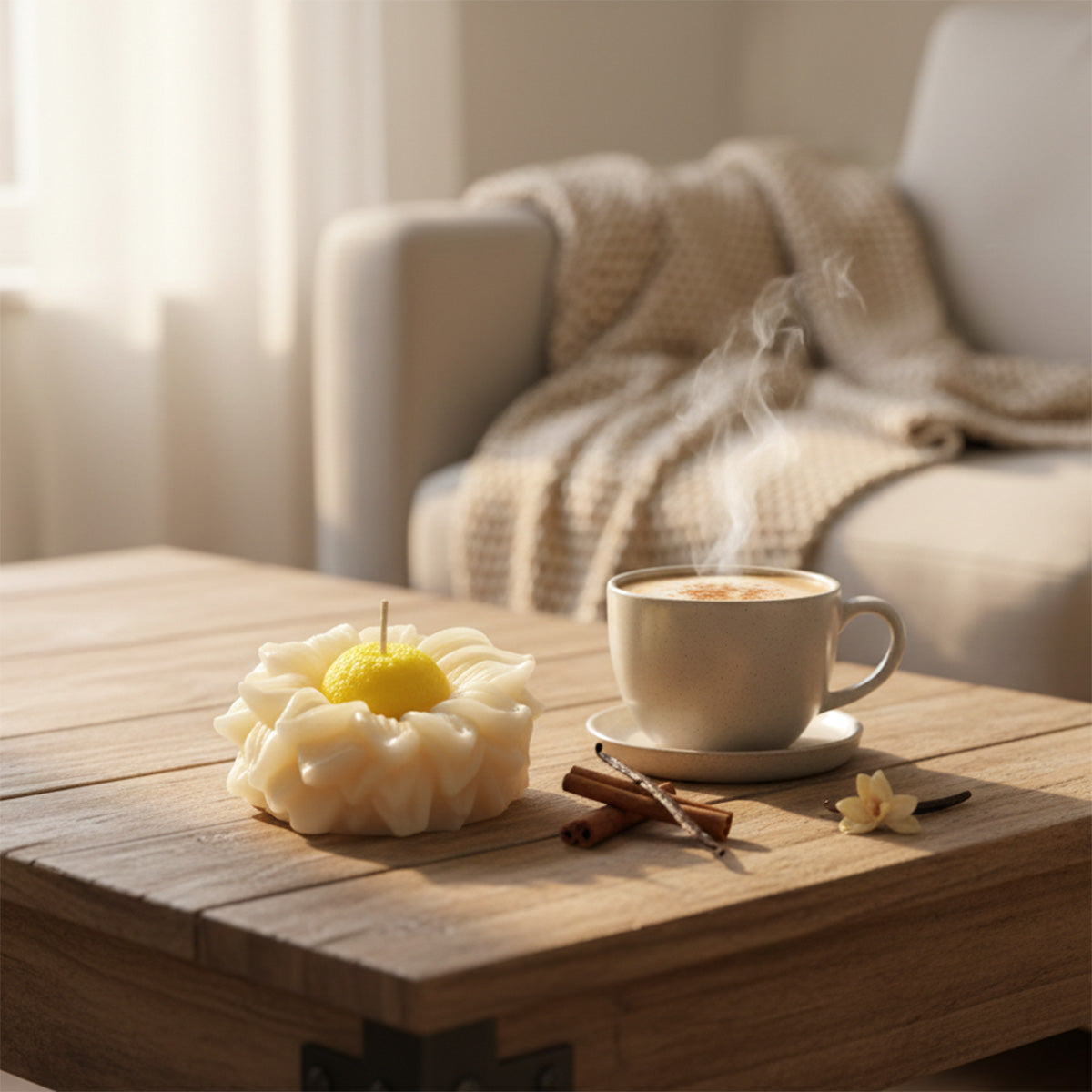Sunflower Candle & Melt - Cinnamon Vanilla