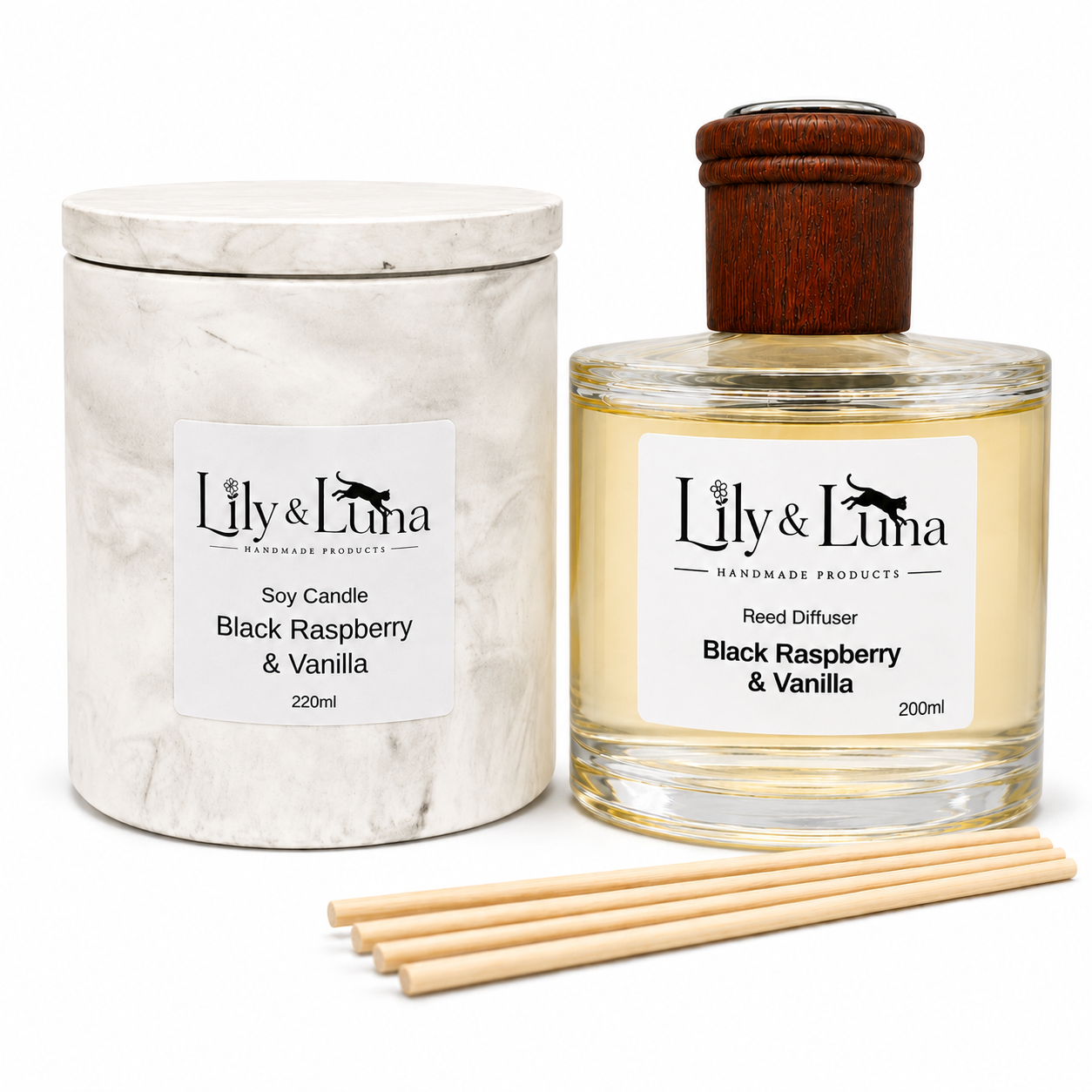 Soy Candle & Reed Diffuser Gift Set