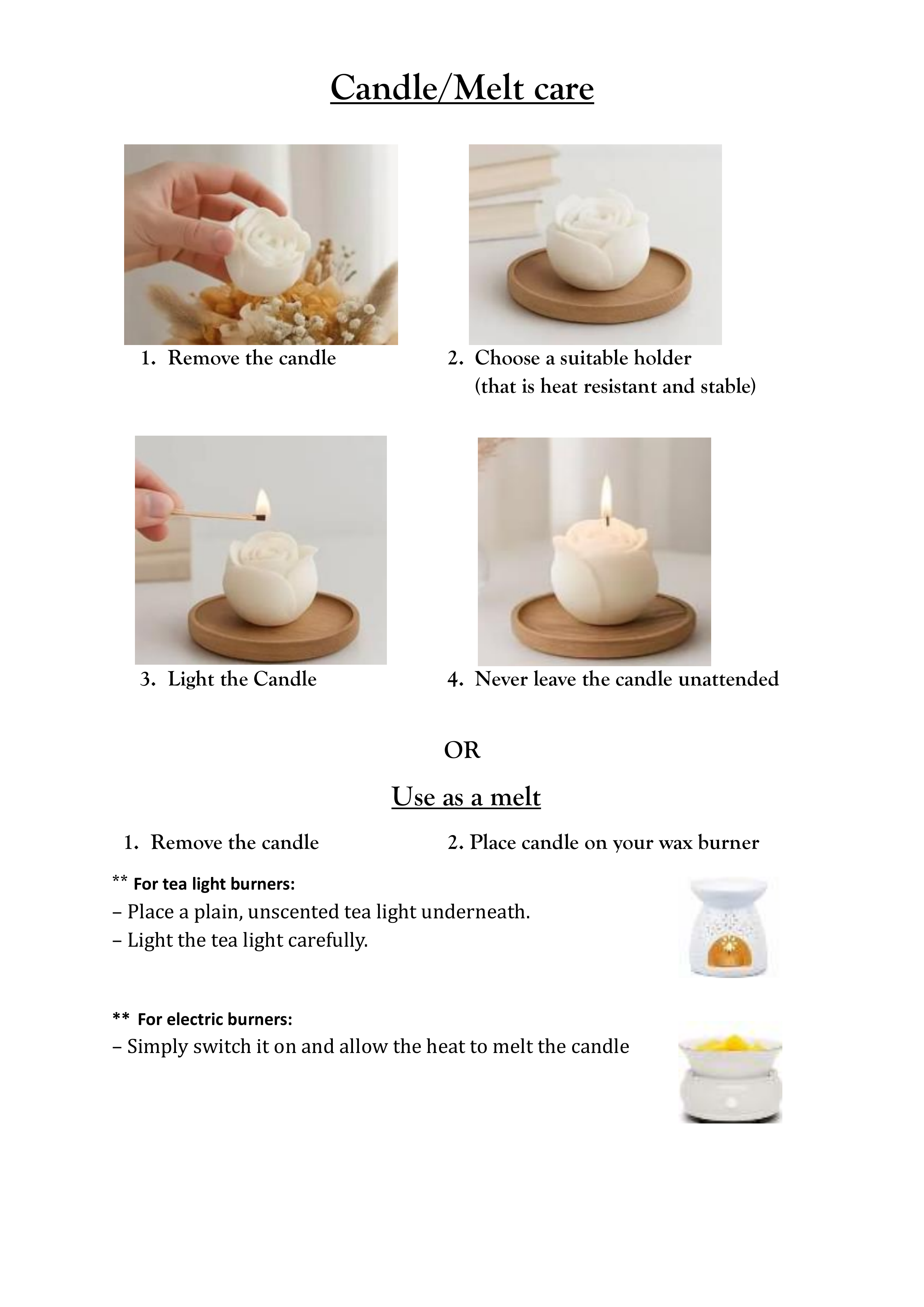 Candle & Melt Bouquet Ceramic Teddy Bear - Baby Powder