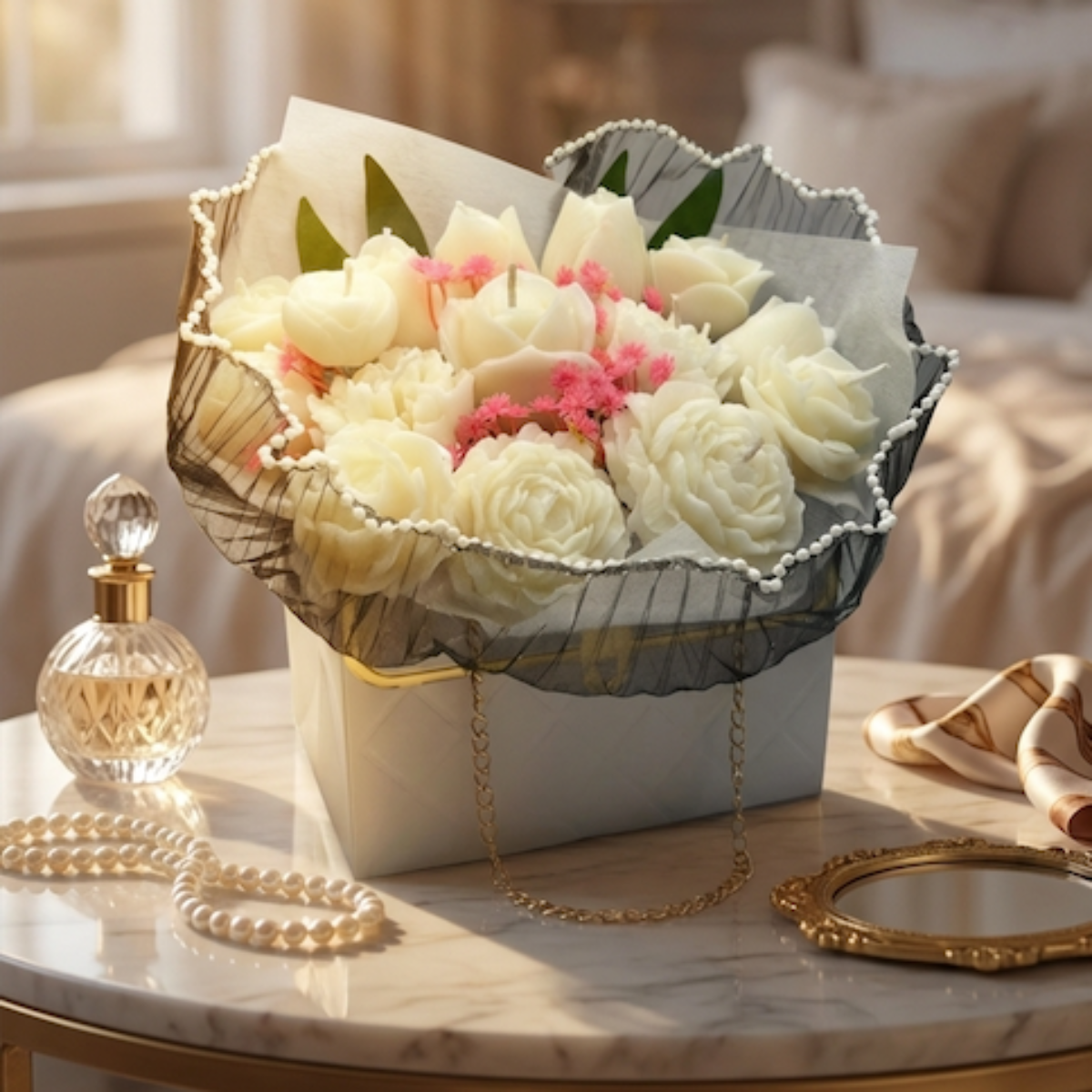 Candle & Melt Bouquet - Sandalwood & Vanilla