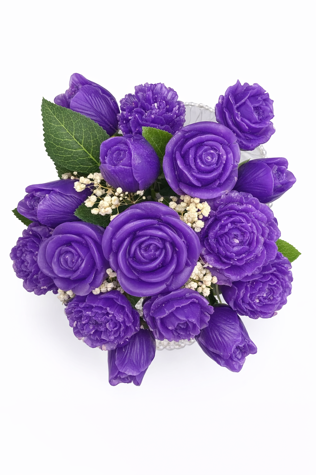 Handmade Resin Flowers with Epoxy Vase - Large