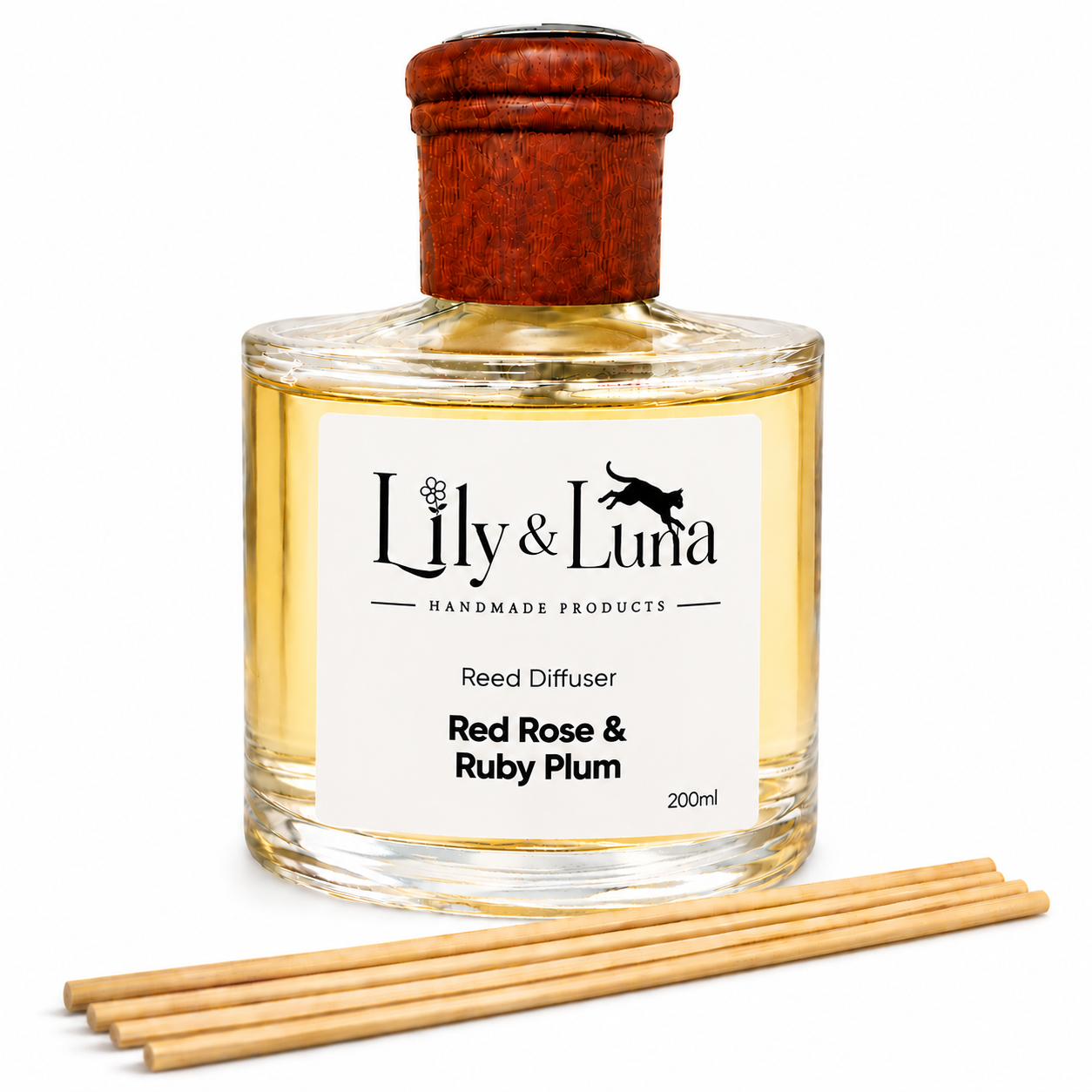 Reed Diffuser - Red Rose & Ruby Red (200ml)